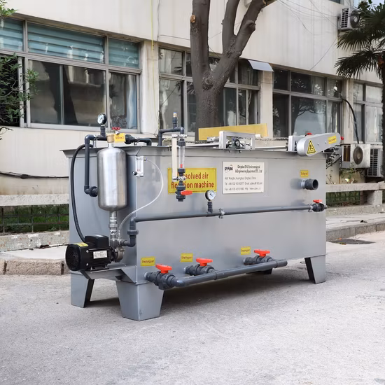Venda quente de dispositivo de remoção de óleo de flutuação de ar dissolvido com melhor tecnologia